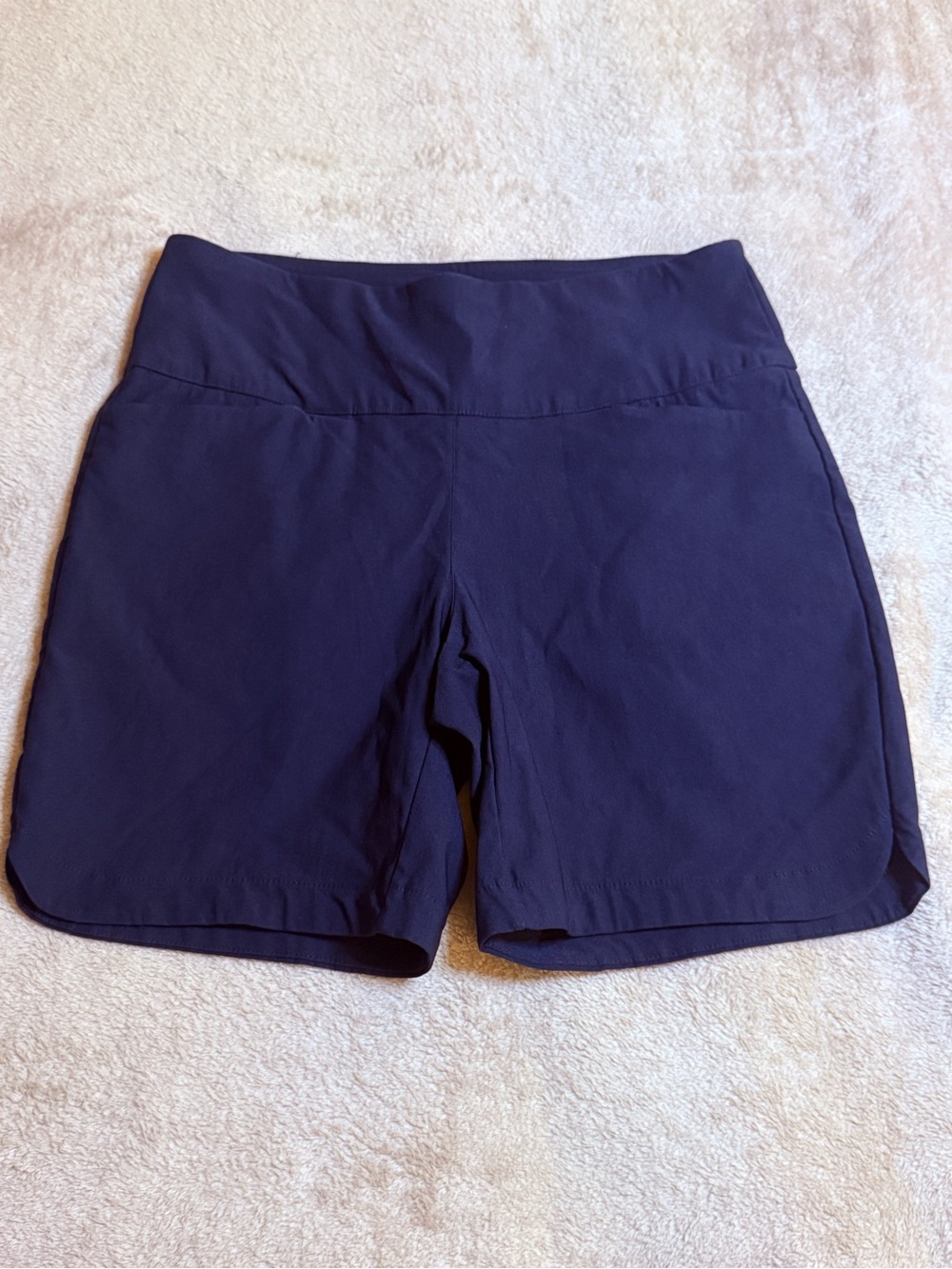 Lady Hagen Women’s Golf Shorts Navy Blue Pull On Stretch Size M